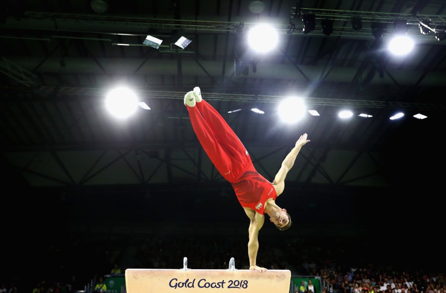 Silver for Whitlock on the pommel horse