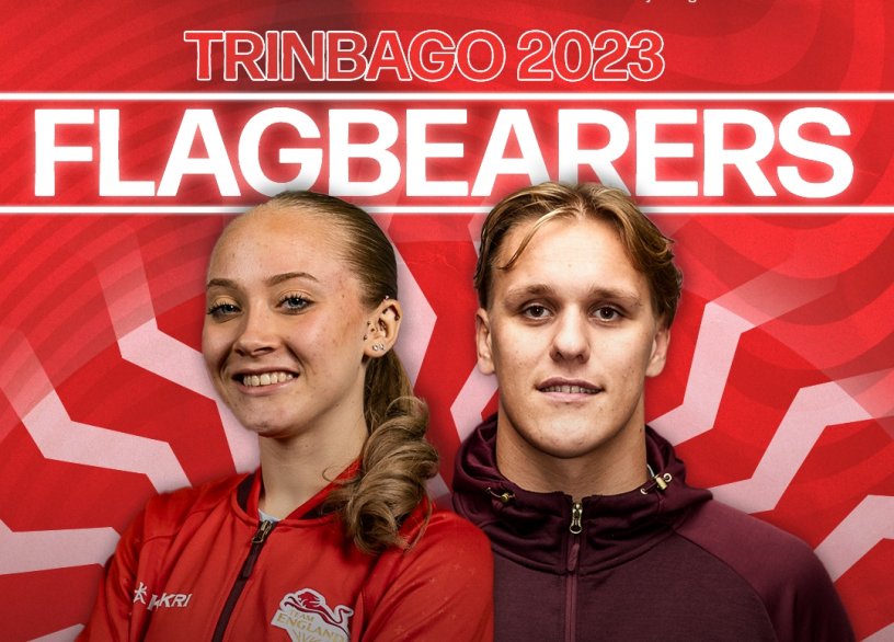 Trinbago 2023: Flagbearer honour for Team England’s Jackson and Soczewka