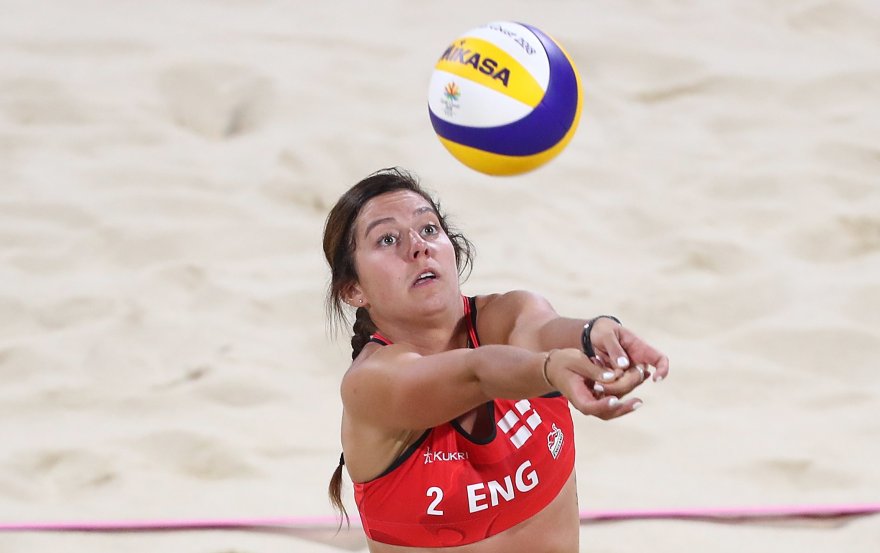 Jess Grimson happy to be back on the sand after curtailed Beach Volleyball season