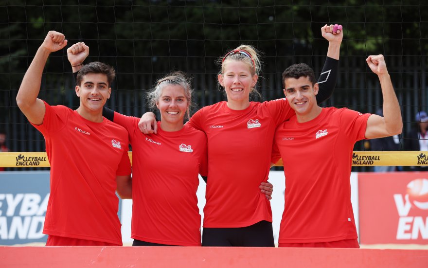 Team England Beach Volleyball pairs victorious at selection tournament