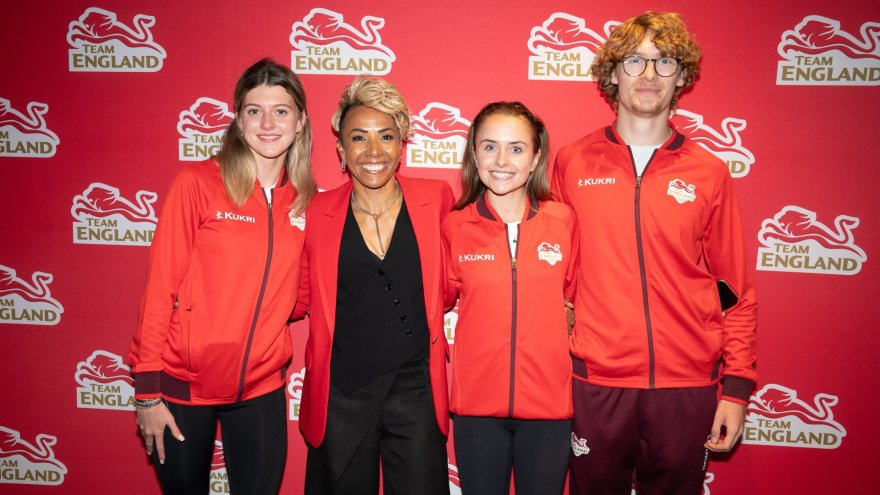 Inspired by the inspirational: How a chance meeting with Dame Kelly Holmes helped England's athletics future