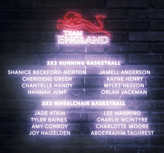 Team England’s 3x3 Running and Wheelchair Basketball squads announced for Birmingham 2022 Commonwealth Games