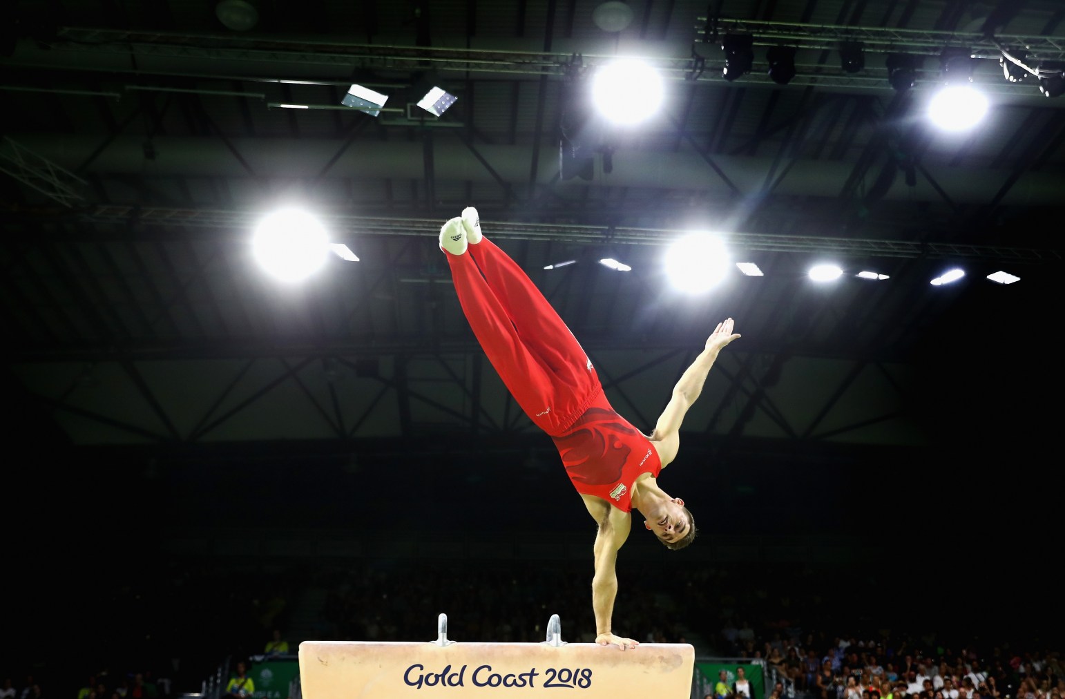 Silver for Whitlock on the pommel horse
